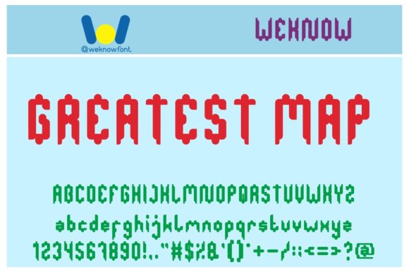 A Display Font That Performs: Greatest Map in Web Design