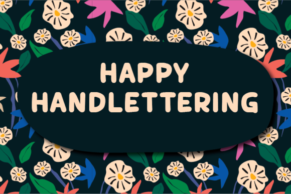 A Playful Handlettering Font for Editorial Standouts