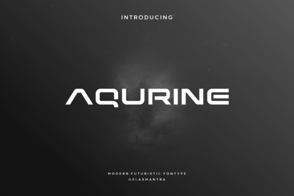 Aqurine: A Modern Display Font for Business Branding