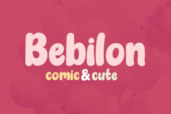 Bebilon: A Friendly, Bold Display Font for Small Business Branding