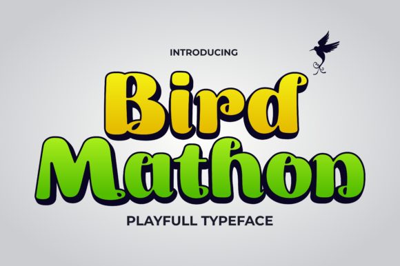 Birdmathon: A Bold Display Font for Impactful Web Design