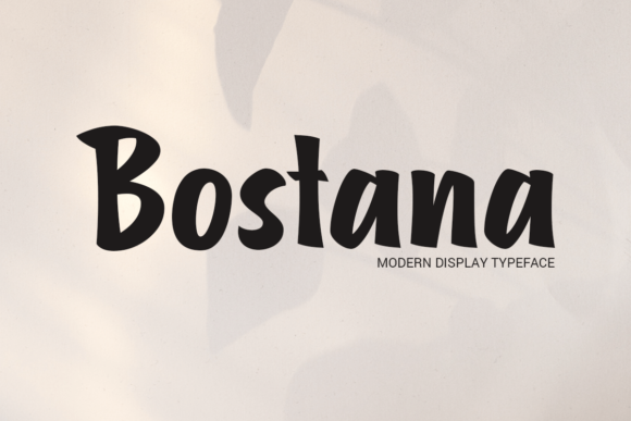 Bostana Font Brings Playful Energy to Digital Designs