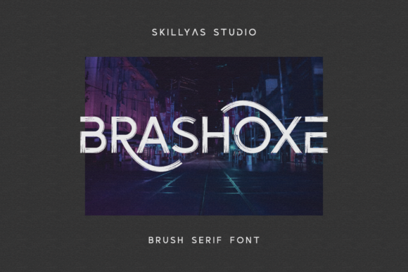 Brashoxe Display Font for Modern Web and Brand Design