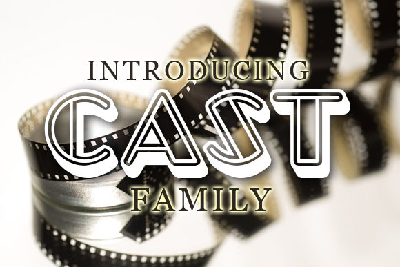 Cast: A Retro Display Font That Anchors Real Brand Identity