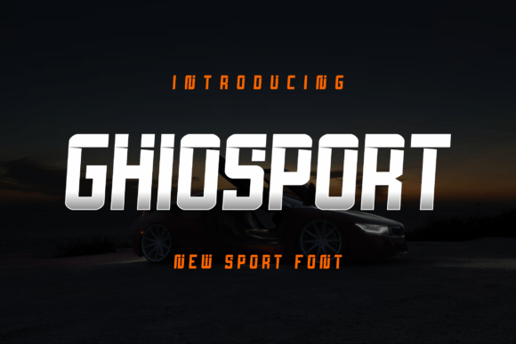 Ghiosport: A Display Font That Grabs Attention—Fast