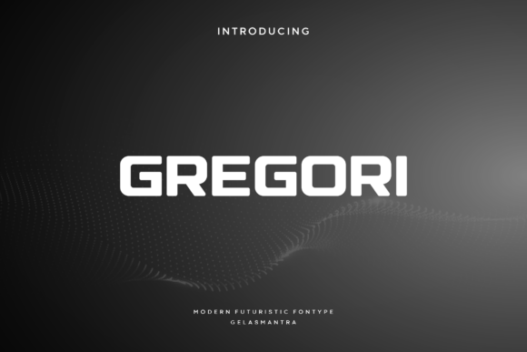 Gregori: A Clean Sci-Fi Display Font for Editorial Headlines