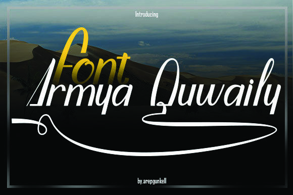 How Armya Quwaily Font Elevates Small Business Branding