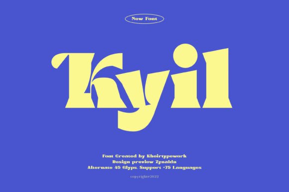 Kyil: A Bold Display Font That Makes Your Brand Stand Out