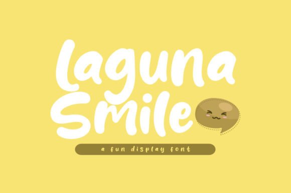 Laguna Smile: A Playful Display Font That Feels Like a Warm Hello