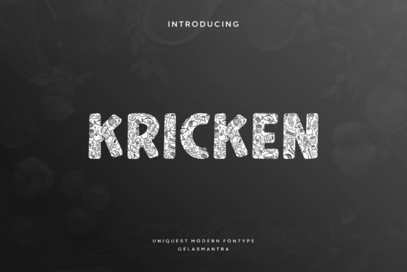 Meeting Kriken: A Display Font with Whimsical Warmth