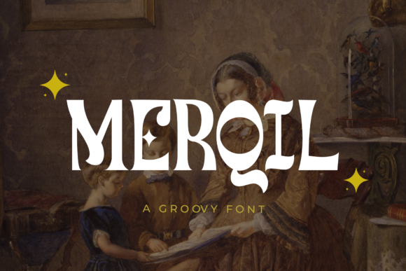 Merqil: The Retro Display Typeface for Bold Branding