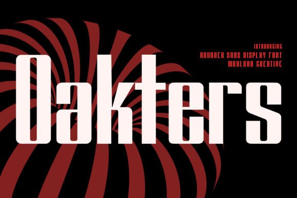Oakters: A Display Font That Makes Your Brand Feel Intentional