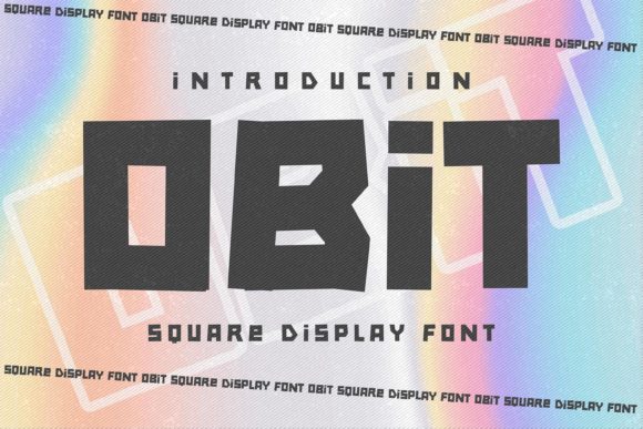 Obit: A Display Font with Quiet Futurism