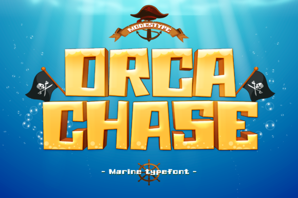 Orca Chase: A Bold Display Typeface for Web Designers
