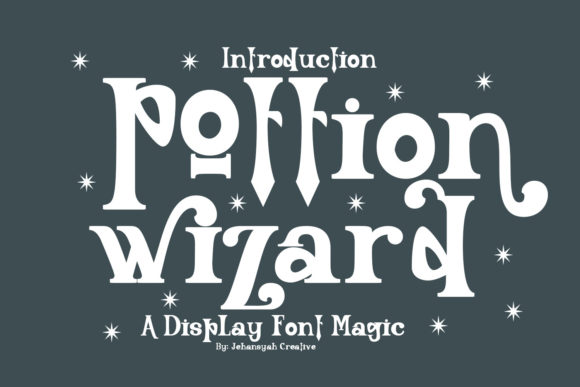 Pottion Wizard: A Playful Display Font for Brand Builders