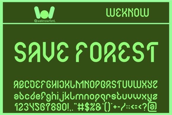 Save Forest Display Font for Scroll-Stopping Campaigns
