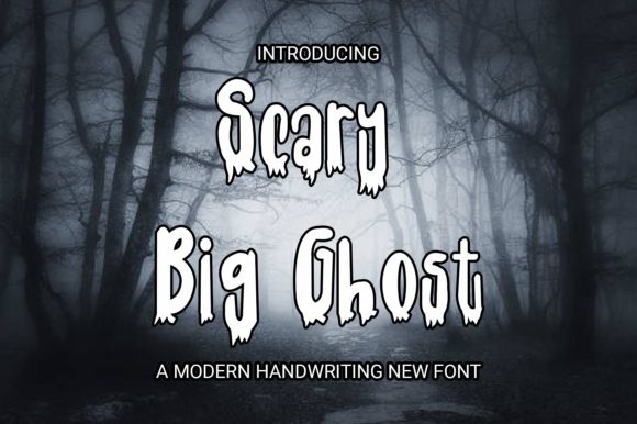 Scary Big Ghost: A Creepy Display Font for Business Branding