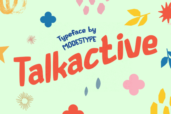 Talkactive: A Friendly Display Font for Editorial Joy