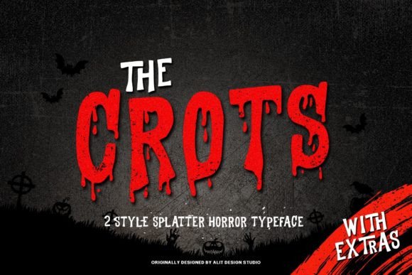 The Crots: A Bold Display Font for Digital Drama
