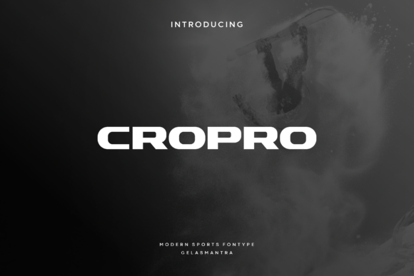 Why Cropro Is the Sporty Display Font Marketers Need