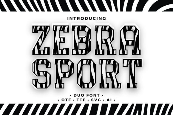 Zebra Sport: A Standout Display Font for Digital Branding