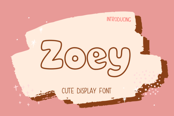Zoey: A Bold, Transparent Display Font for Standout Branding